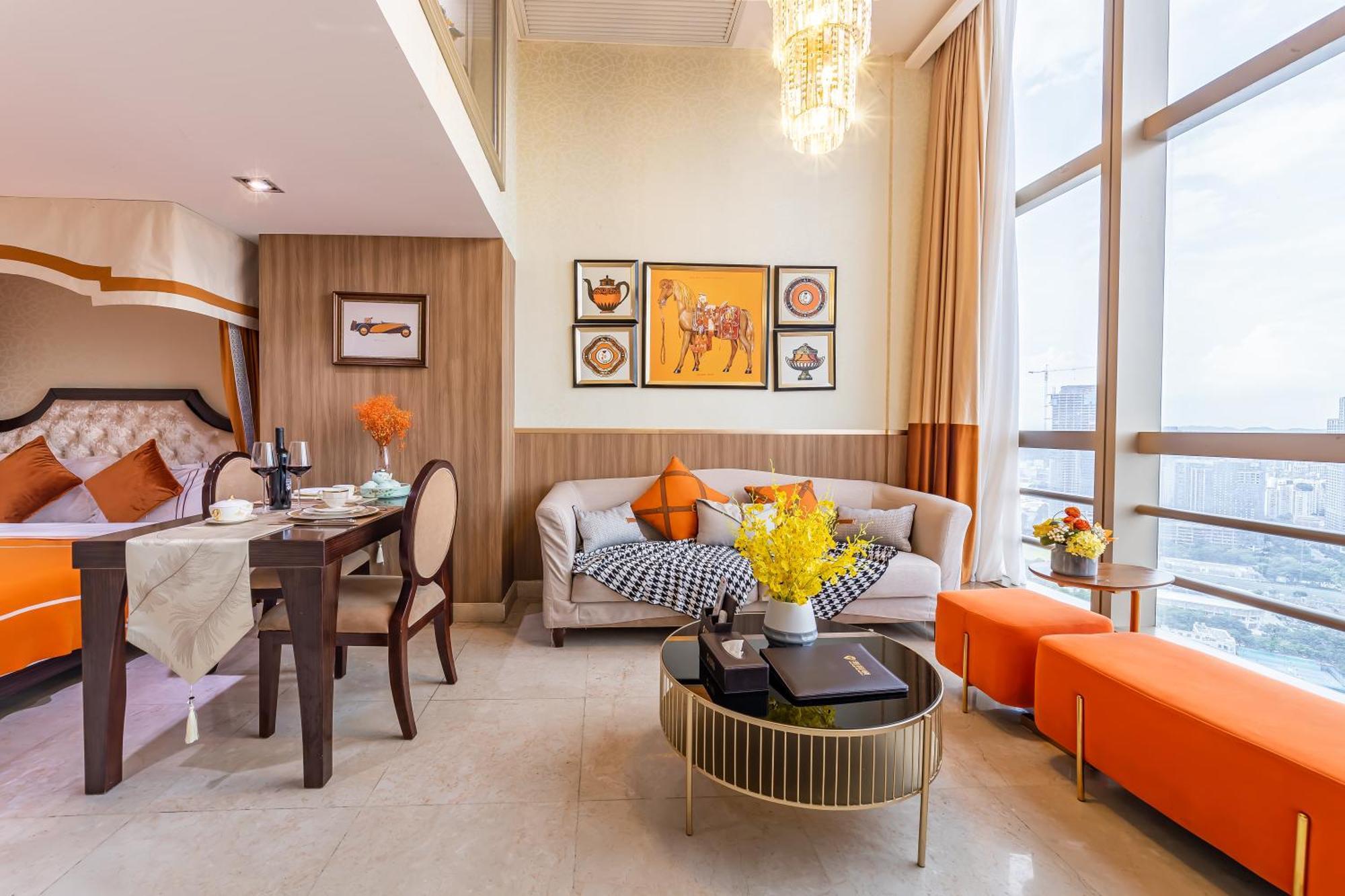 Waifiden Guangzhou Grand View Golden Palace Apartment - Free Shuttle Bus During The Canton Fair Exterior foto